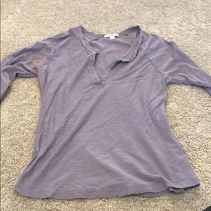 James Perse 3/4 sleeve top